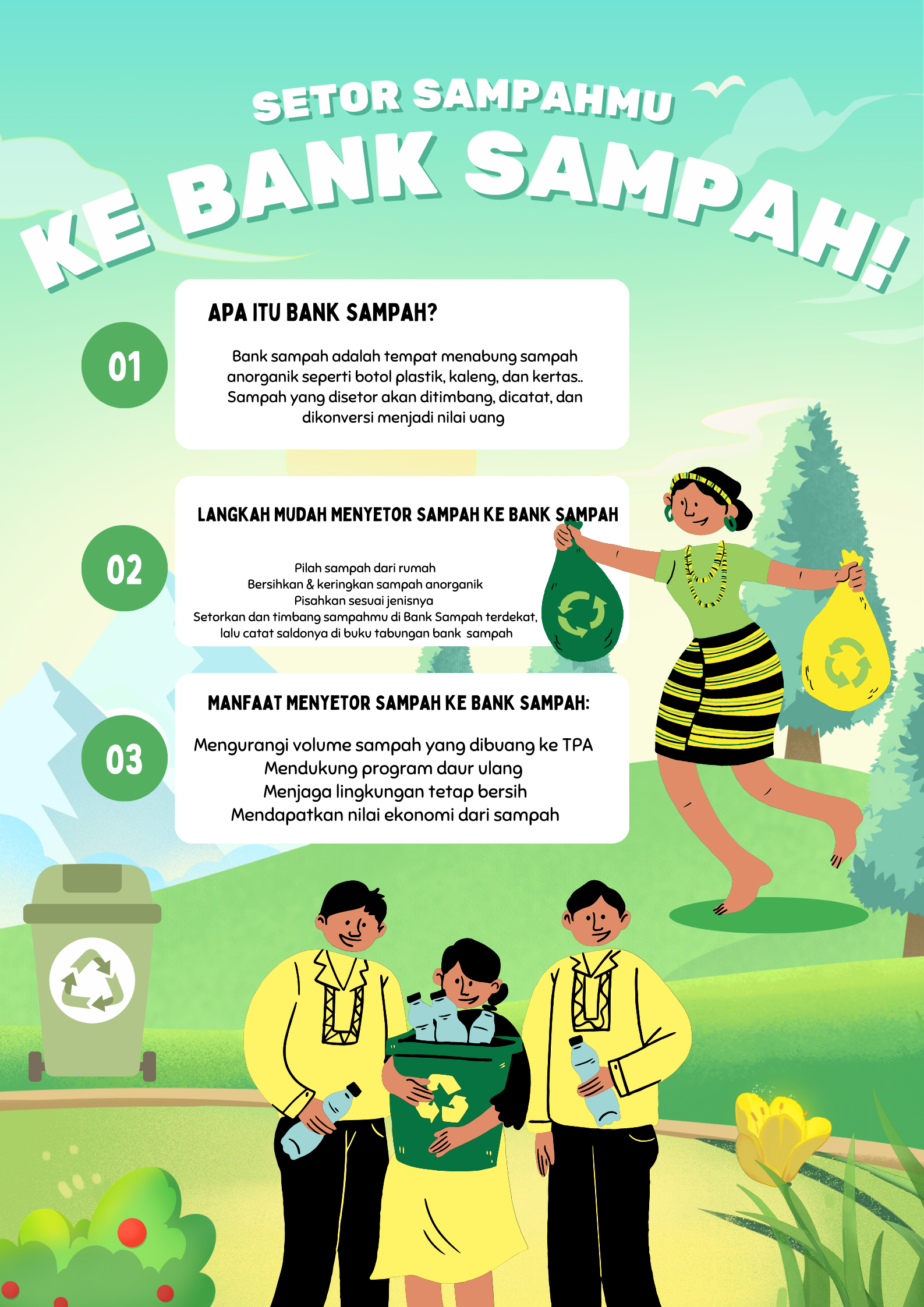 AYOOO! SETOR SAMPAHMU KE BANK SAMPAH!