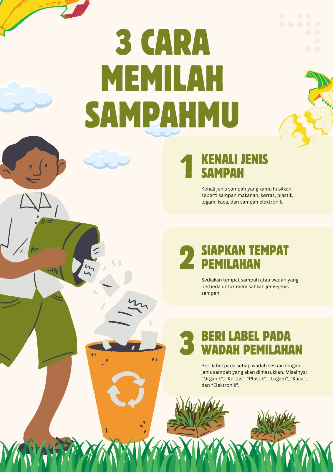 Yuk! Pilah Sampah dengan Benar